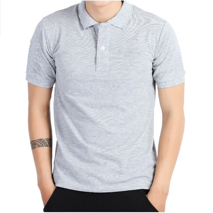 Áo thun nam có cổ kiểu dáng polo ôm body chất cotton siêu mát ACB [VNXK]