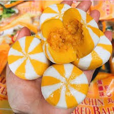Bánh bao nhân trứng cá túi 500gr