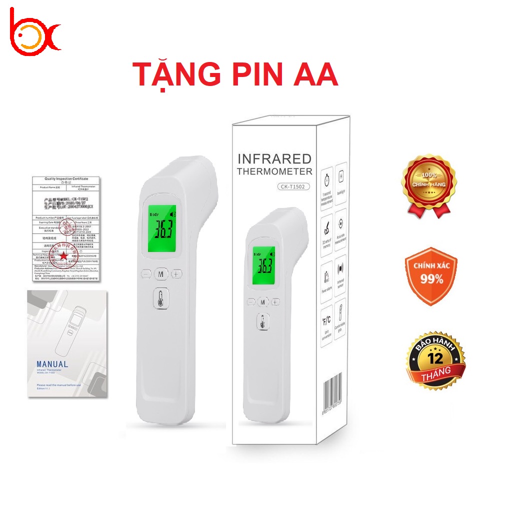 Nhiệt kế hồng ngoại đa năng đo nhanh, chính xác