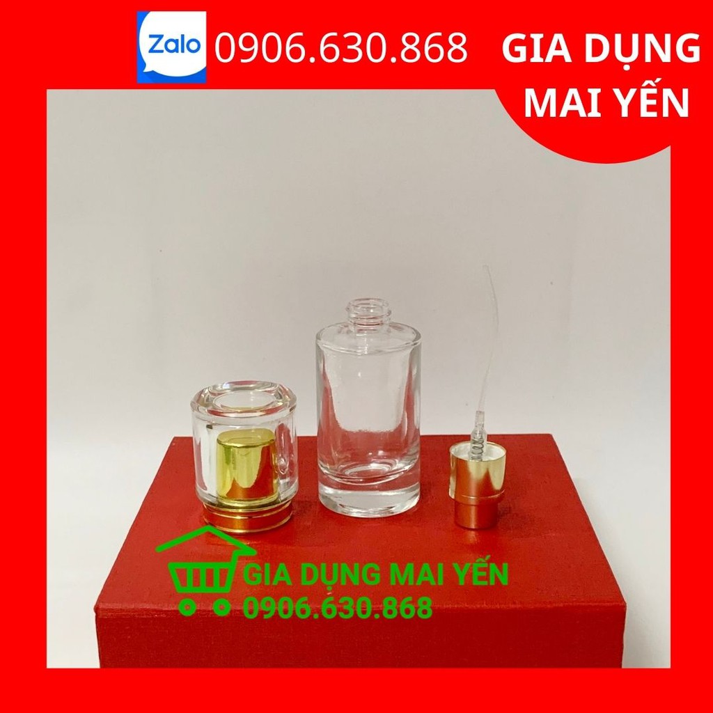 CHAI CHIẾT NƯỚC HOA TRÒN 20ML