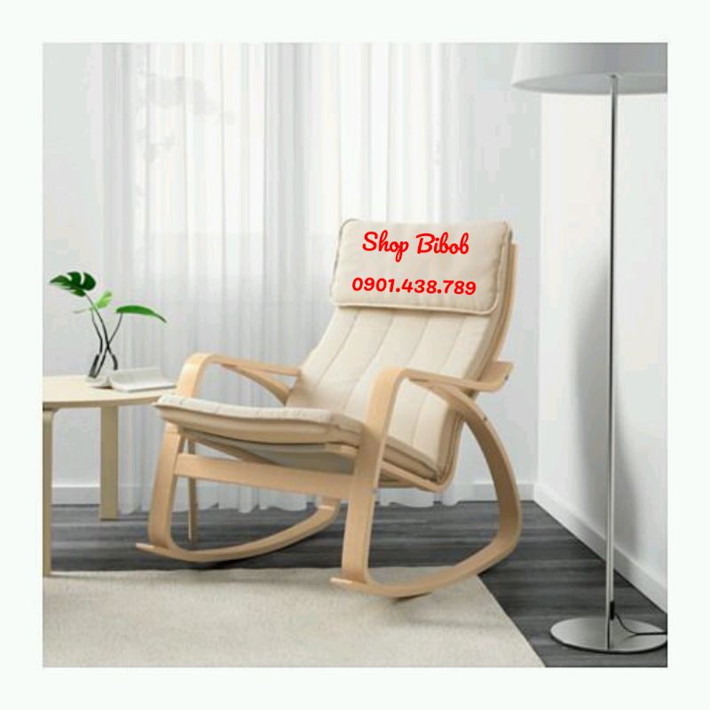 [Mã LIFEBKA5 giảm 10% tối đa 1 Triệu đơn 500k] Ghế Thư Giãn Poang Cao Cấp - Rocking Chair Ikea