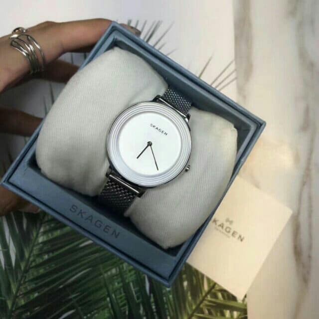 Đồng Hồ Skagen Nữ Size 36mm Dây Kim Loại