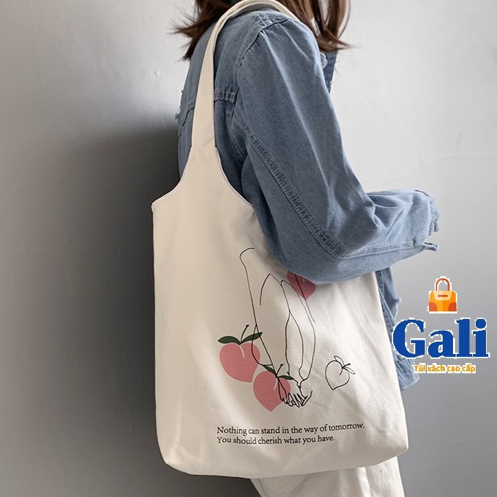 Túi tote vải mềm vải canvas thời trang ulzzang đi chơi đi học giá rẻ TT1
