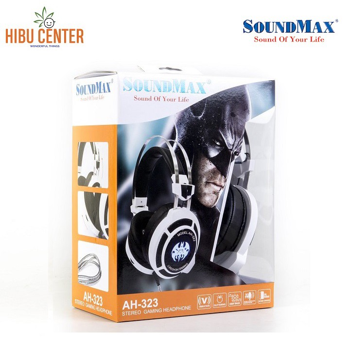 Tai Nghe Chụp Tai Over-ear SOUNDMAX AH323 HIBUCENTER