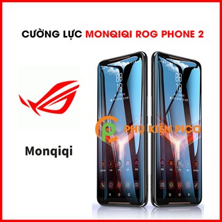 Bộ 2 cường lực Rog Phone 2 chính hãng Monqiqi - Dán màn hình Asus Rog Phone 2 trong suốt độ cứng 9H