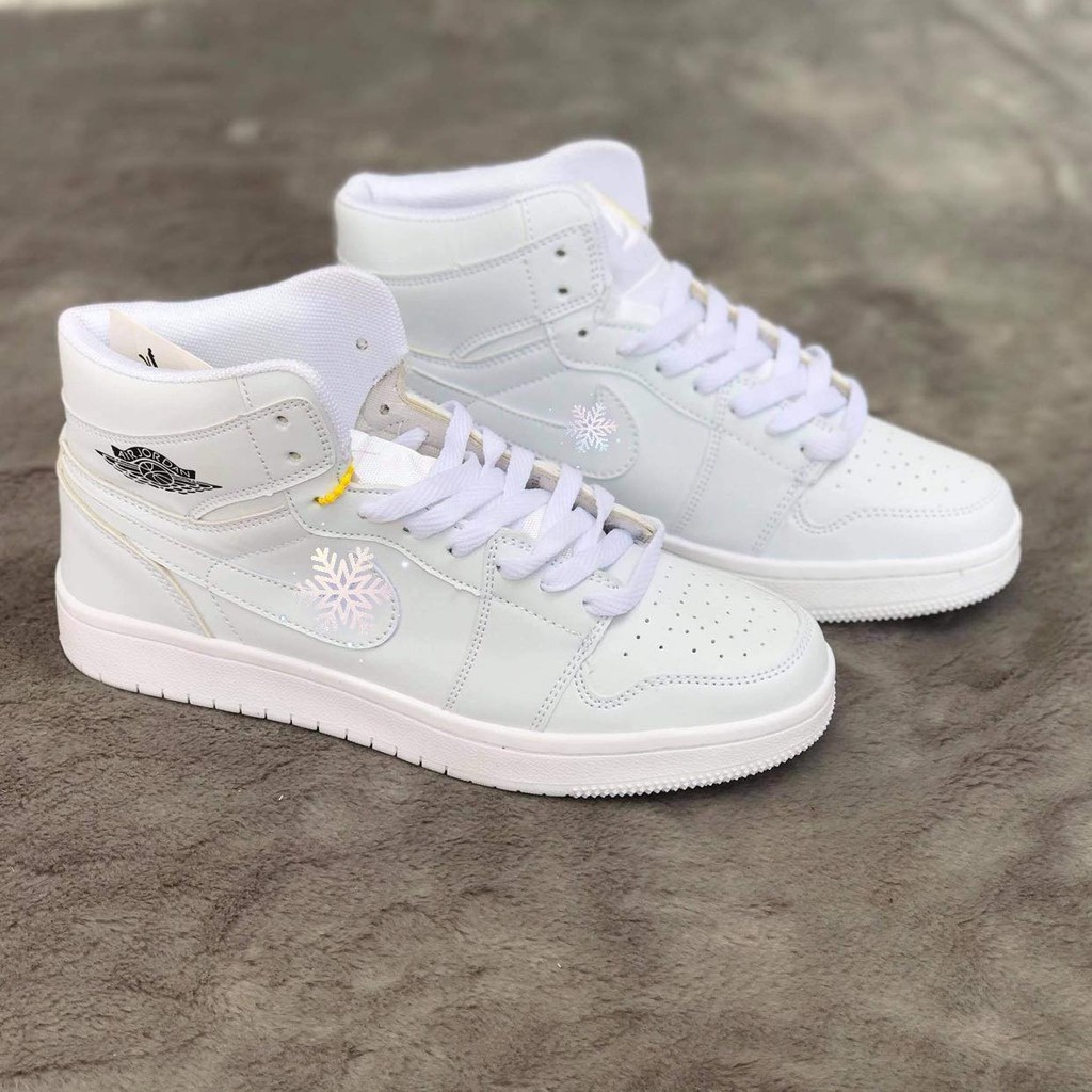 Giày Sneakers JD 1 cổ cao Full Trắng [ FreeShip + Hình Thật ] - Gin store (Gin Store V) | BigBuy360 - bigbuy360.vn