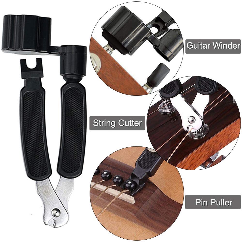 Dụng cụ quấn dây đàn guitar LEKATO đa năng 3 trong 1