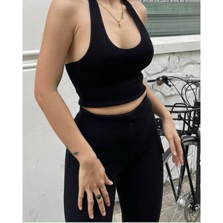 ÁO CROPTOP CỔ YẾM TRENDY HOT
