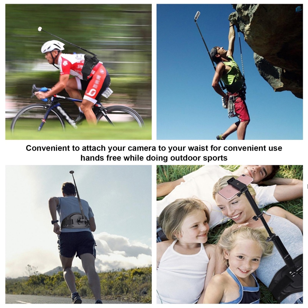 Dây Đai Đeo Thắt Lưng Thay Thế Cho Máy Ảnh PULUZ S-trap Thay Thế Cho Insta360 ONE X/ Theta V/Theta SC36/ Panorama