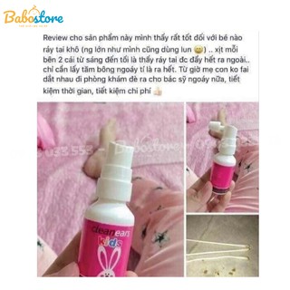 Xịt tan rắy tai cleanears