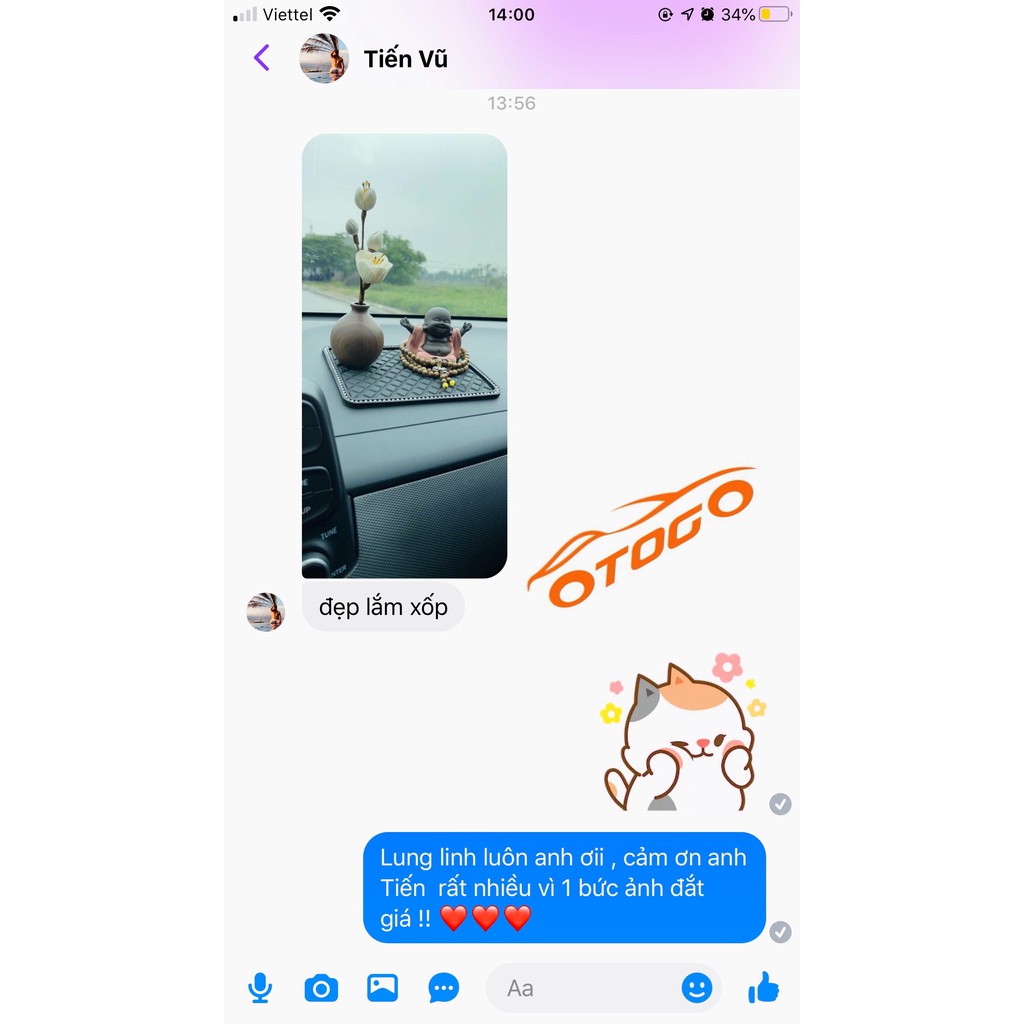 Tượng gốm chú tiểu trang trí taplo , tượng chú tiểu an nhiên