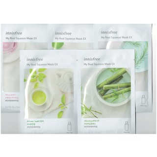 Mặt nạ Innisfree My Real Squeeze Mask EX 20ml (10 loại) - 2019