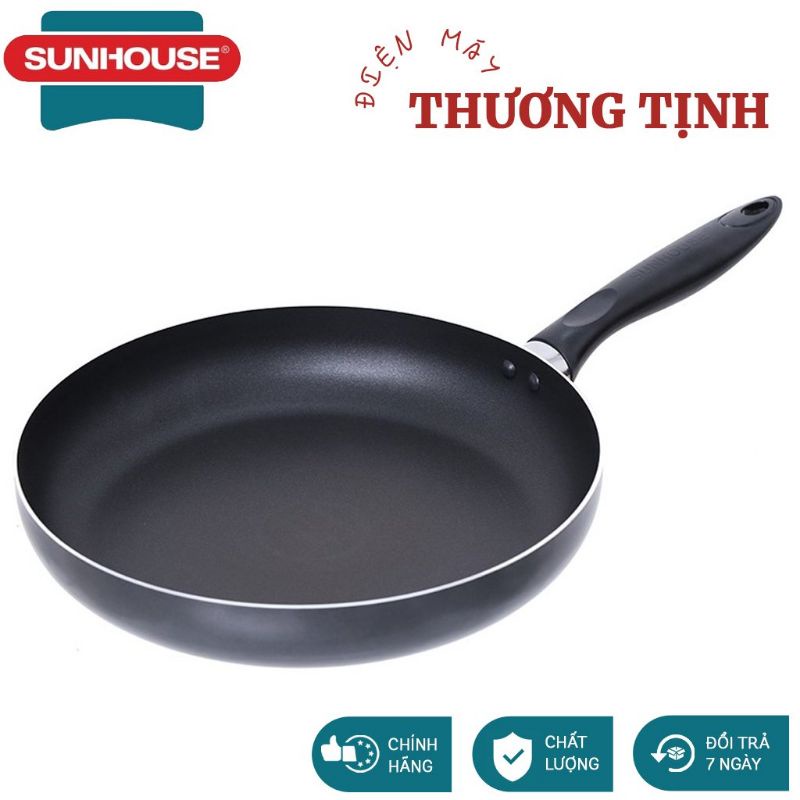 CHẢO TRƠN CHỐNG DÍNH SUNHOUSE HÀNG CHÍNH HÃNG