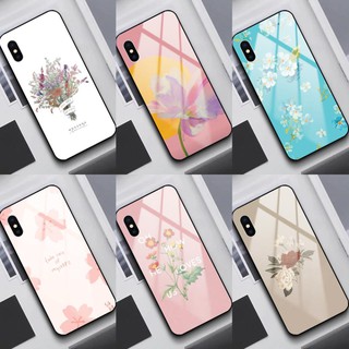 Ốp Lưng Kính Samsung Galaxy A10 A10S A20 A20S A30 A50 A50S A30S A70 In Hình HOA