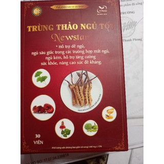 Trùng thảo ngủ tốt - hỗ trợ cải thiện giấc ngủ , tăng sức đề kháng