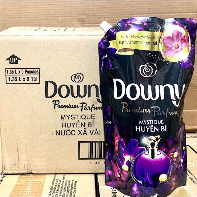 Nước Xả Vải Downy Hương Huyền Bí/ Hương Đam Mê/ Hương Nước Hoa Thơm Mát Dài Lâu Túi 1,35L - 2,2L - 3,5L