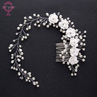 Lược hoa cài tóc cô dâu thời trang