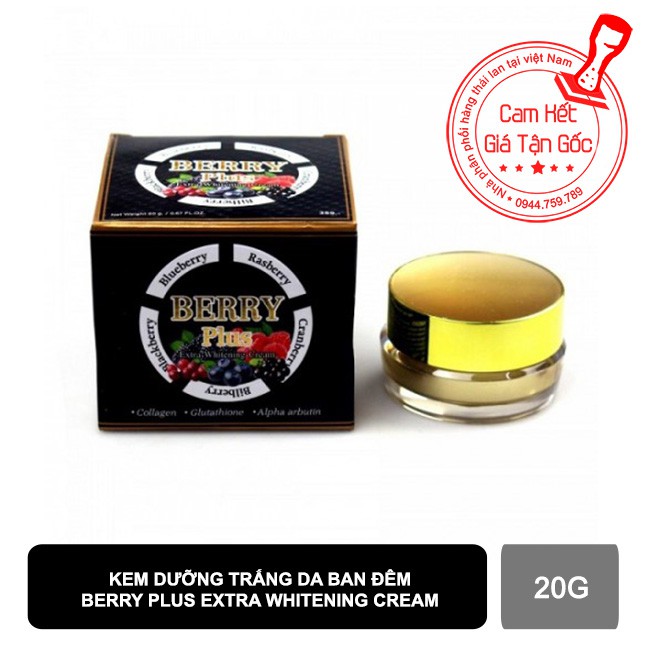 Kem Berry Plus Trị nám Tàn nhang Thái Lan
