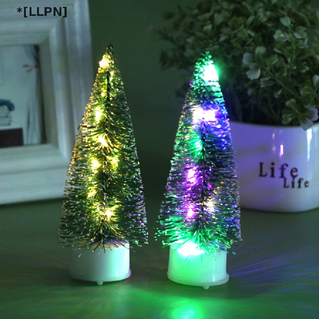 Cây Thông Noel Có Đèn LED Phát Sáng Trang Trí Nhà Búp Bê Tỉ Lệ 1: 12