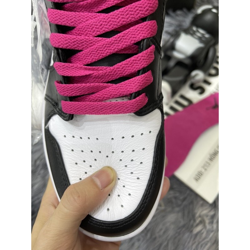 (like au) Giầy thể thao cổ ngắn black pink low hồng đen binz HOT(ảnh thật + full size)