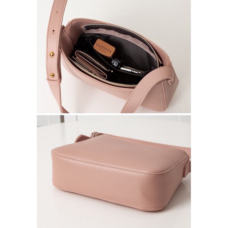 Túi Xách Vuông Bo Góc Kẹp Nách Hàn Quốc