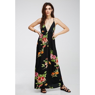 Váy nữ forever21 cami florals maxi dress