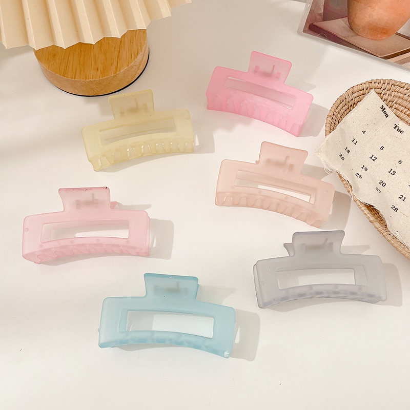 Kẹp Tóc Càng Cua Trong Suốt Phong Cách Hàn Quốc Thời Trang Cho Nữ