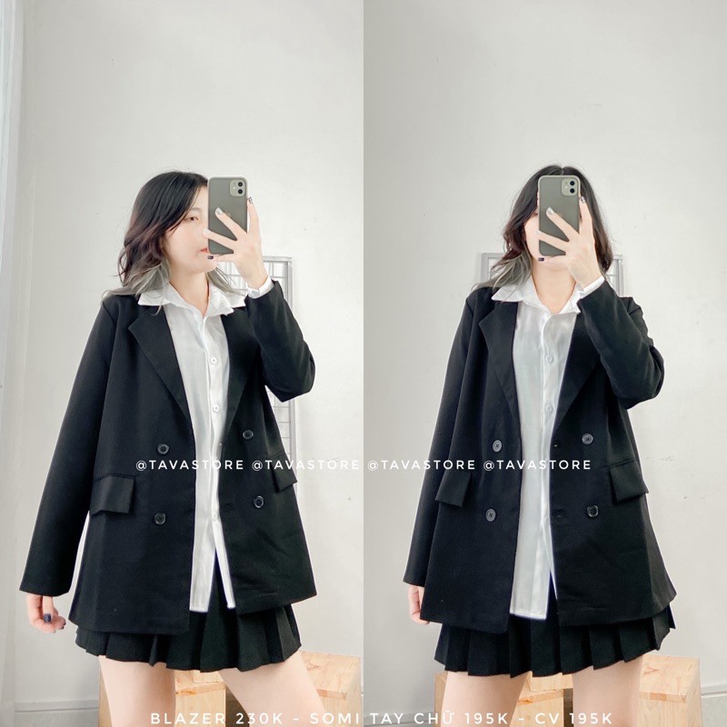 Áo blazer 2 lớp