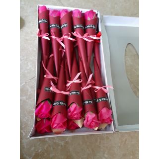 Hoa hồng sáp thơm  1 bông màu ngẫu nhiên chỉ 1k