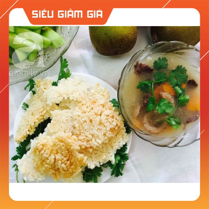 Cơm cháy chà bông đặc sản Ninh Bình Vàng loại tròn 150gr