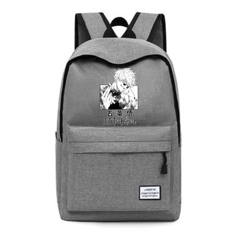 Jujutsu Kaisen Satoru Gojo Itadori bolsas Balo Đi Học / Du Lịch Đựng laptop Tiện Dụng