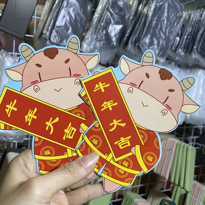 Phong bao lì xi tết hình chibi 2021 mẫu mới dễ thương, hot  trend