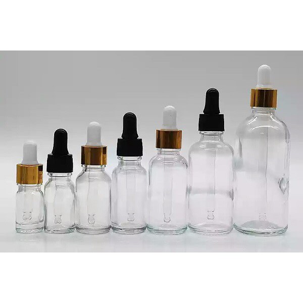 [5ml/10ml/20ml] Lọ đựng tinh dầu bóp giọt Khoen Vàng / chai lọ chiết mỹ phẩm