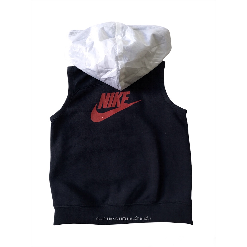Áo Khoác Gile NIKE Bé Trai Có Mũ Xuất Xịn