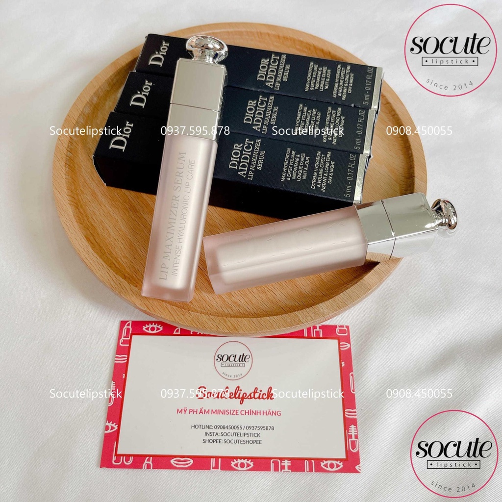 New 2021 - Son dưỡng môi Dior Serum Addict Lip Maximizer - màu 000