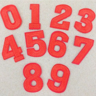 Sticker Ủi Thêu Chữ Số I2Vn
