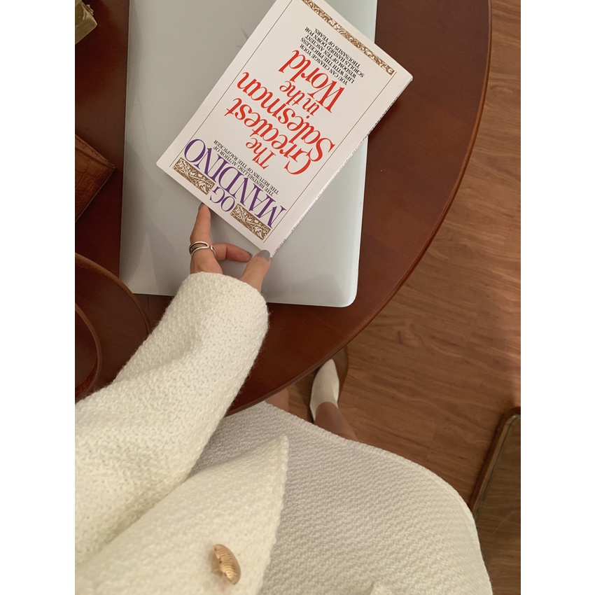 Set áo váy dạ tweed