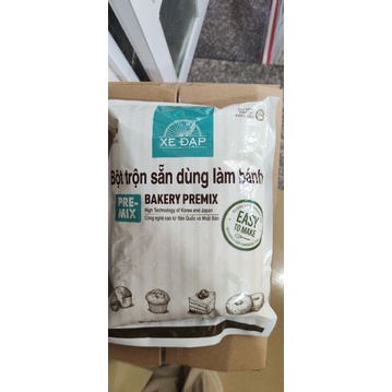 Bột trộn sẵn bánh muffin hương vani (xe đạp) bịch 1 kg.