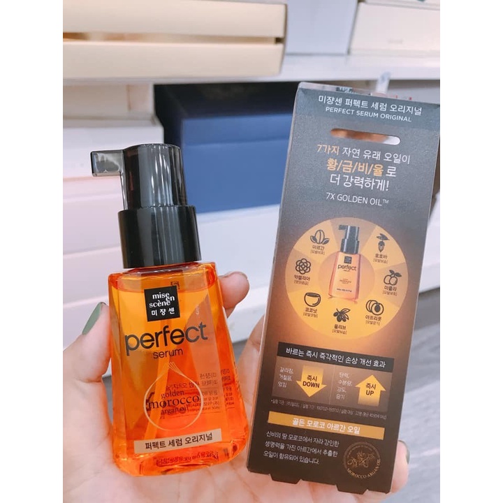 [GIFT] Dầu Dưỡng Tóc Mise En Scene Perfect Serum Original (Paper Box) Daily Beauty 80ml/chai