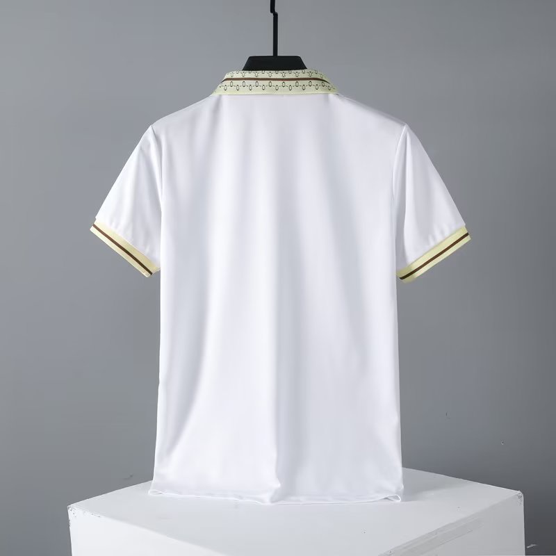 Áo Thun POLO Tay Ngắn Dáng Rộng In Họa Tiết Phong Cách Nhật Bản Thời Trang Cho Nam Size M-3XL