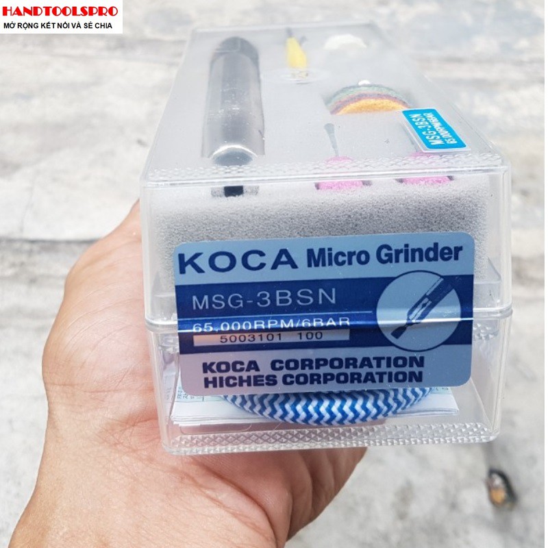 3mm Bộ máy mài hơi thẳng KOCA MSG-3BSN