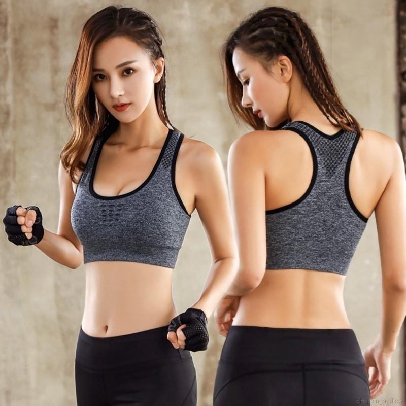 Áo ngực thể thao cổ chữ U chống sốc thông thoáng cỡ lớn dành cho nữ | BigBuy360 - bigbuy360.vn