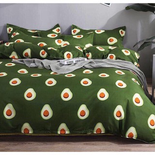 SÉT 5 MÓN CHĂN GA GỐI POLY QUẢ BƠ PP