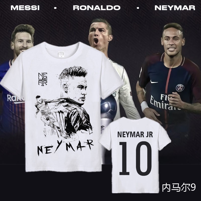 Áo Thun Tay Ngắn In Hình Cầu Thủ Bóng Đá Chris Ronaldo