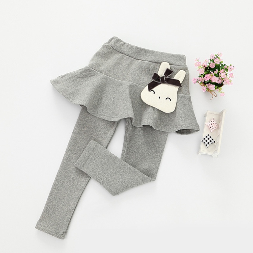 Váy liền Quần Thu Đông Trẻ Em Mã K26-A, Quần Legging Dài Kết Hợp Chân Váy Xòe Chất Cotton Co Giãn Mềm Mịn Xinh Xắn