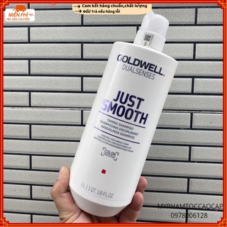 (Goldwell_chính hãng) Dầu gội suôn mượt Goldwell Dualsenses Just Smooth Shampoo 1000ml