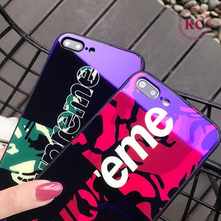 Ốp lưng kính iphone Supreme