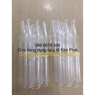 Combo 100 ống hút mụn thủy tinh