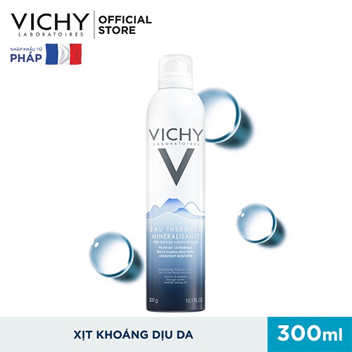 Nước khoáng dưỡng da Vichy Mineralizing Thermal Water 300ml [Chính Hãng]