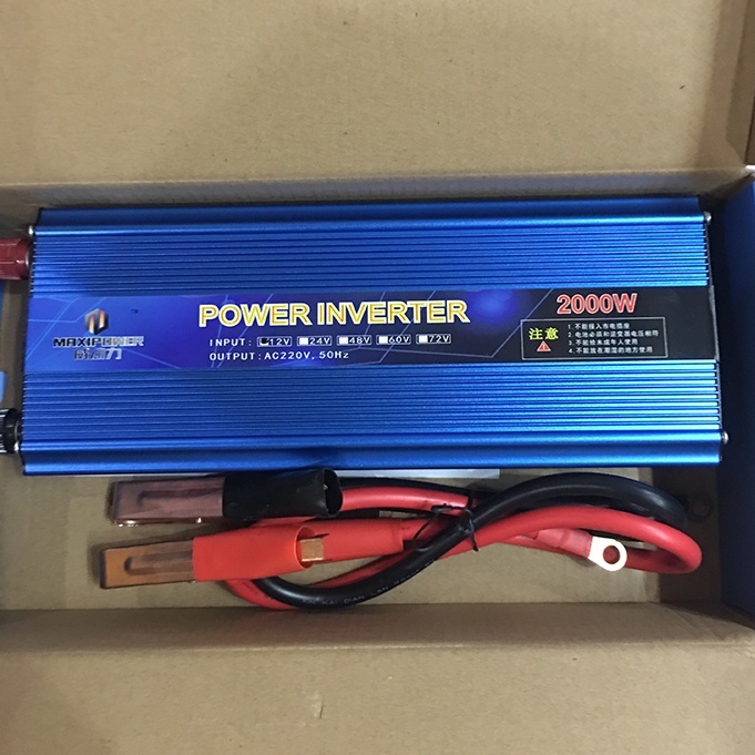 Bộ kích nguồn điện 24V lên 220V Công suất 2000W